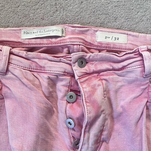 Anthropologie pink jeans - Picture 2 of 3